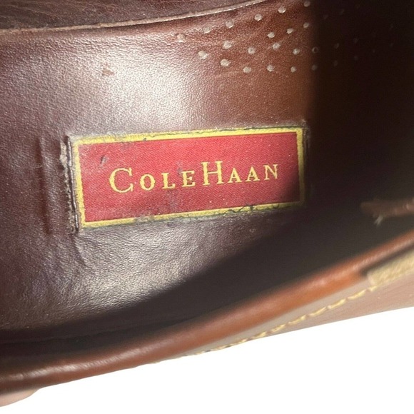 Cole Haan Men’s Size 12 Leather Shoes Split Toe Derby Comfort Air Brazil #C00956 - Picture 8 of 12
